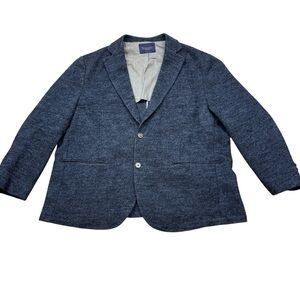 Men’s Thelonious C Brand Wool Blend Blue Sports‎ Coat Size 46